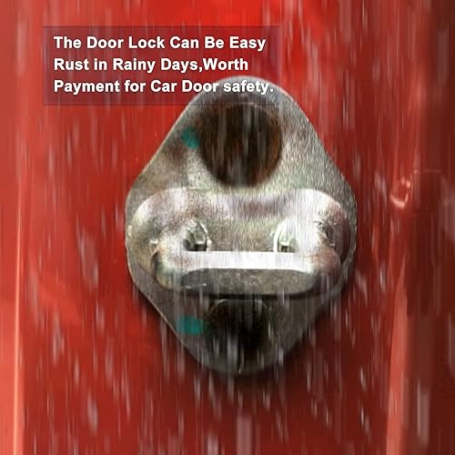 Miniatura 6 de Sudemota Cubierta de bloqueo de puerta de automóvil para Citroen DS4 DS5 DS5LS DS6 DS3 DS7 Cubierta de bloqueo de puerta Protector de acero