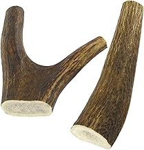 Deer Horn for Dogs, Bone for Dogs to Chew 100% Natural, Minimum Weight Pack 100 g (S - 2 Pieces)