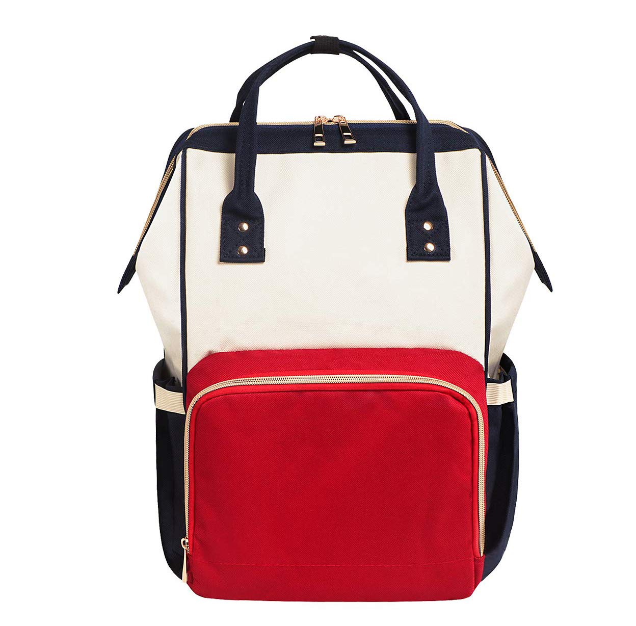 House of Quirk Baby Diaper Bag Maternity Backpack (White)-image-41