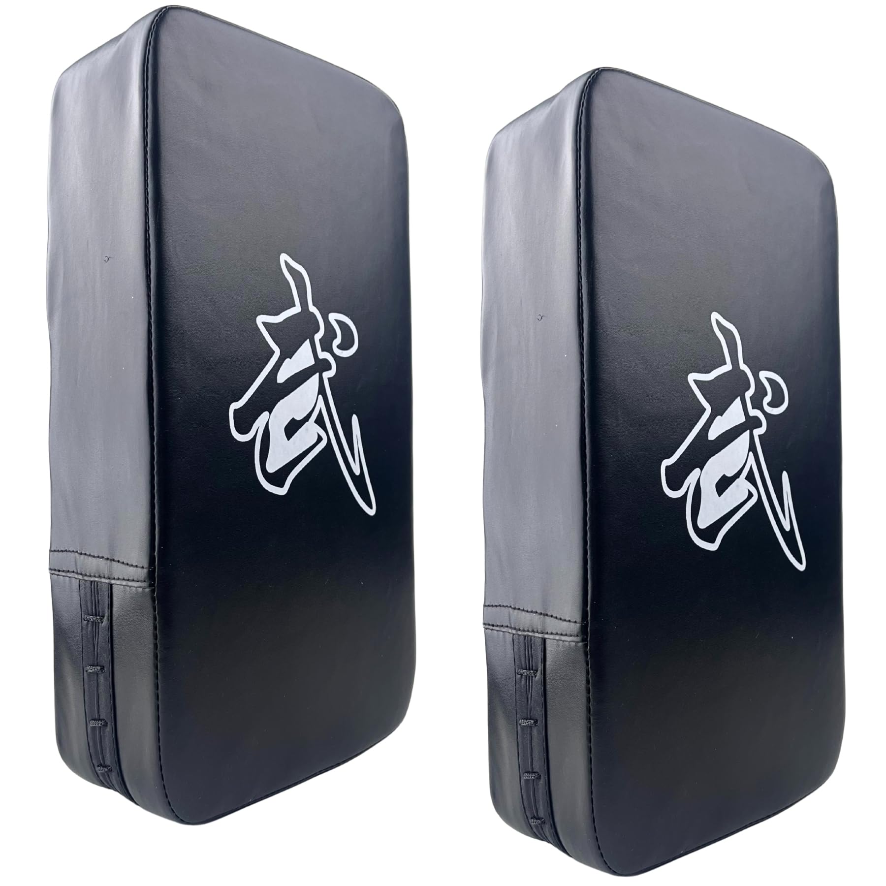 TLBTEK Taekwondo Kick Shield - Muay Thai MMA Karate Kickboxing Training Pads - Curved Leather Strike Shield