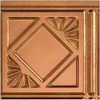 Vista 1 de FASÄDE Panel decorativo para salpicaduras de vinilo de estilo tradicional / patrón 4 en bronce antiguo (muestra de 6 x 6 pulgadas)