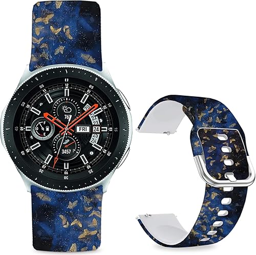 Miniatura 18 de Correas de reloj de dibujos animados compatibles con Samsung Galaxy Watch 1.811 in/Galaxy Watch 3 1.772 in/Samsung Gear S3 Frontier/Classic Strap