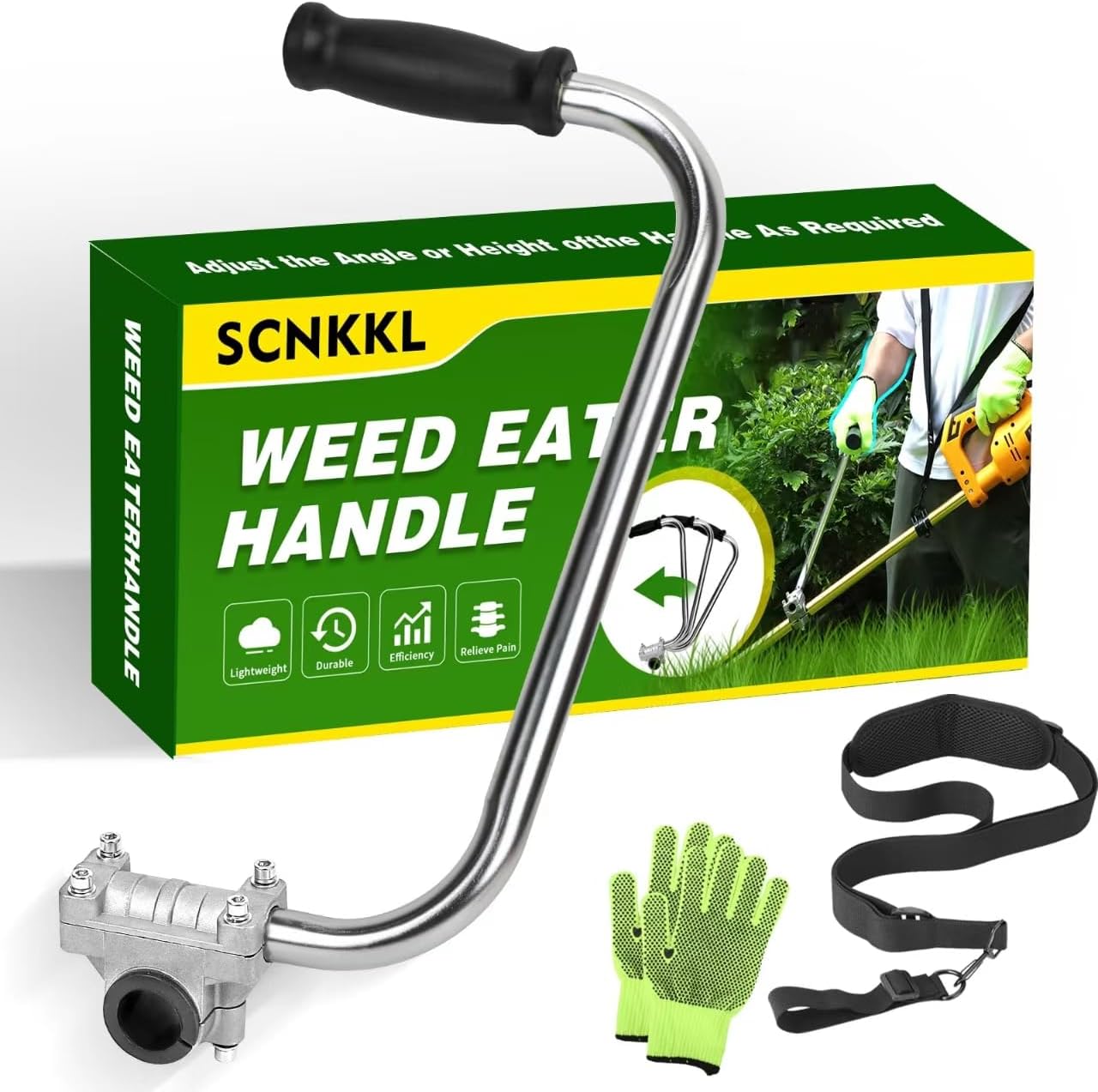 Amazon.com: Weed Eater Handle Extension Back Saver, Ergonomic String ...