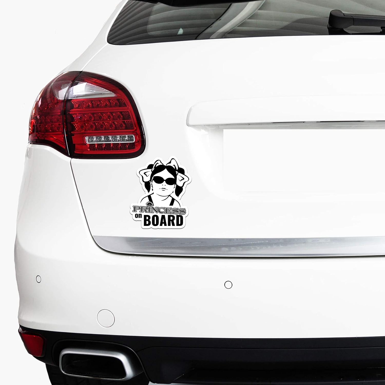 Baby and Friends on Board Sticker Child Dog Cat or Princess Sticker for Vehicles Car Bus Caravan Car Sticker Car Accessories R118 (Princess) - Image 4