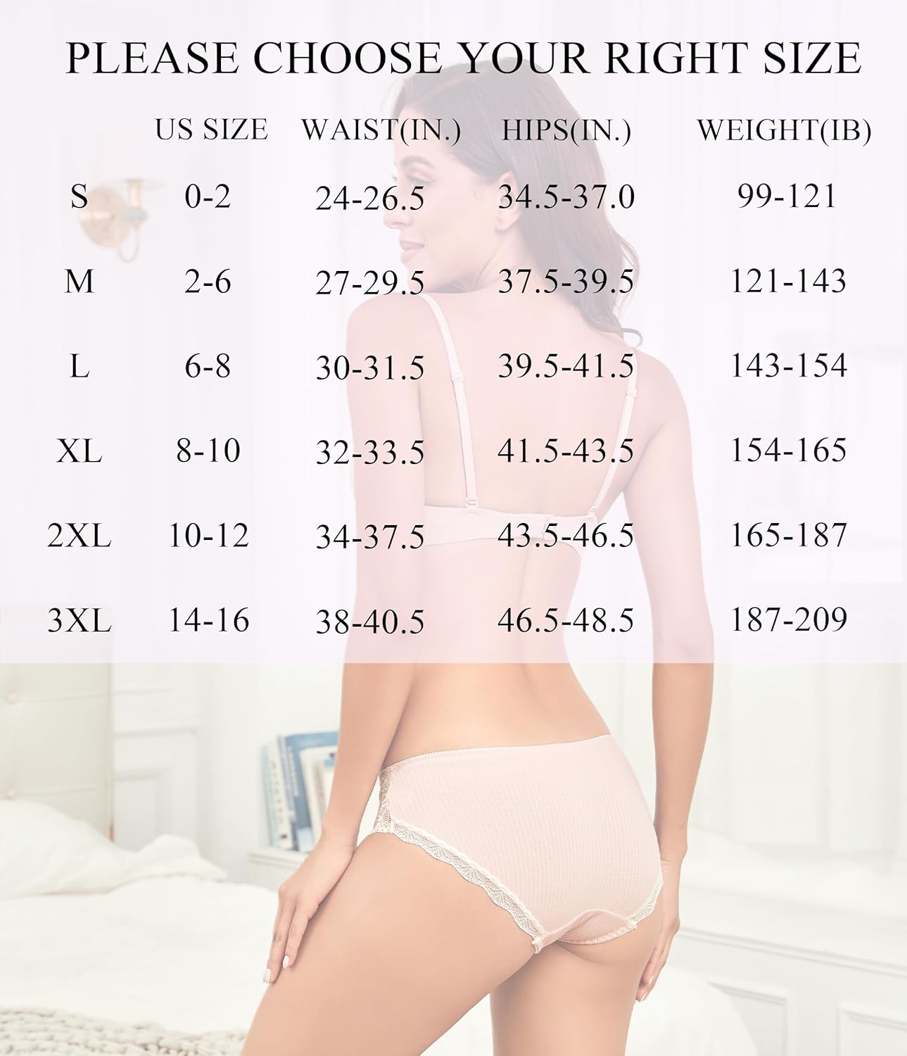 ANLIQI Women Underwear Cotton Lace Panties Ladies Briefs Underpant,Comfortable Elegant Cotton Panty with Bow Undies - Image 7