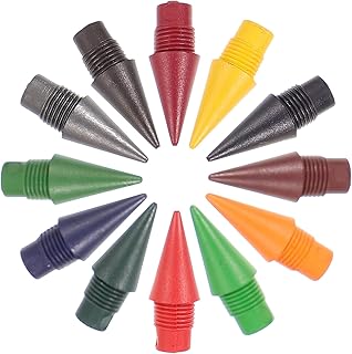 SEWACC Lápis 12 Pçs Lápis Eterno Substituível Refil Infinito Lápis De Grafite Substituível Canetas De Escrita Sem Tinta De Metal Sem Tinta Substituição Eterna Para Home Office