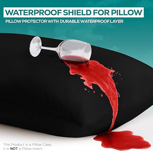 Miniatura 3 de Funda de almohada impermeable con cremallera Utopia Bedding