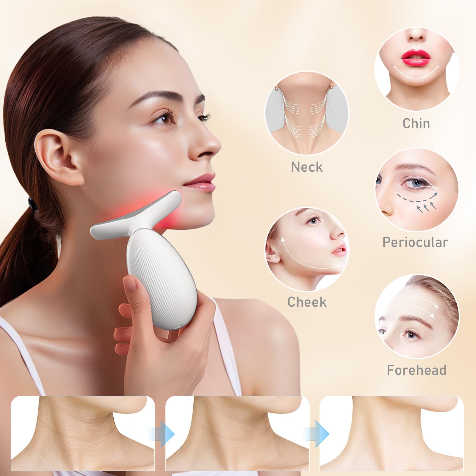 Amazon.com: rilzii Neck and Face Massager for Home Use, Face