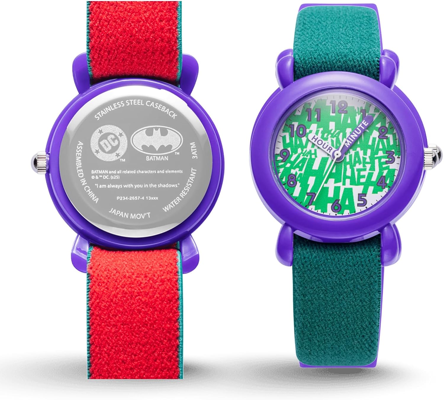 Warner Brothers DC Comics Harley Quinn Watch for Kids Ages 4–7 – Featuring Character Dial with Easy-Read Hour & Minute Hands – Harley Quinn Watches for Girls, DC Comics Toys