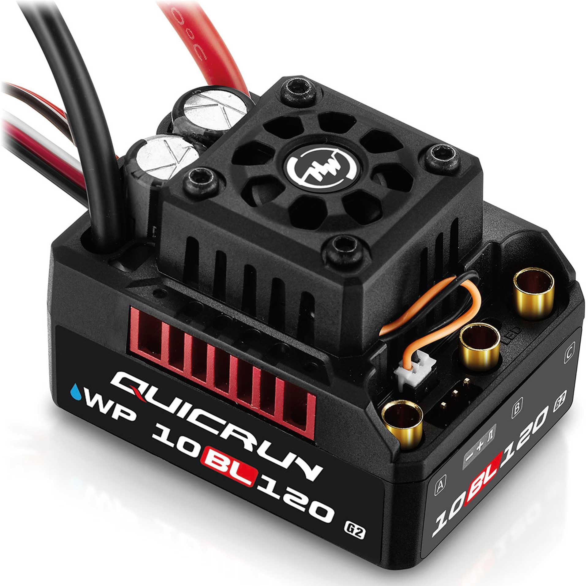 Hobbywing Quicrun Wp 10Bl120 G2 Brushless Sensorless Esc Hw30107200