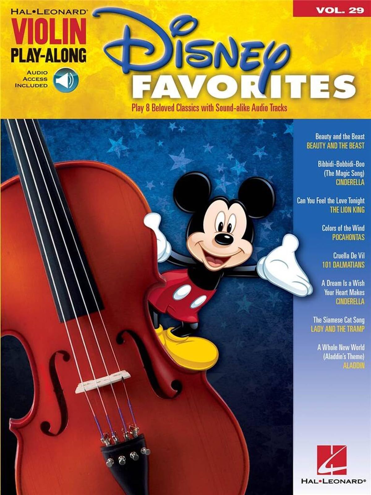 Violin Play-Along Volume 29: Disney Favorites (Hal Leonard Violin Play Along)