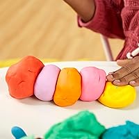 Vista 2 de Play Doh - Compuesto para modelado, paquete de 10 colores surtidos, no tóxico, latas de 2 onzas, regalos para relleno de calcetines navideños