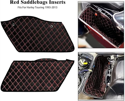 Miniatura 9 de HDBUBALUS Insertos de alforja compatibles con Harley Extended Bag Touring Electra Street Glide Road King 1993-2013 (rosca blanca)