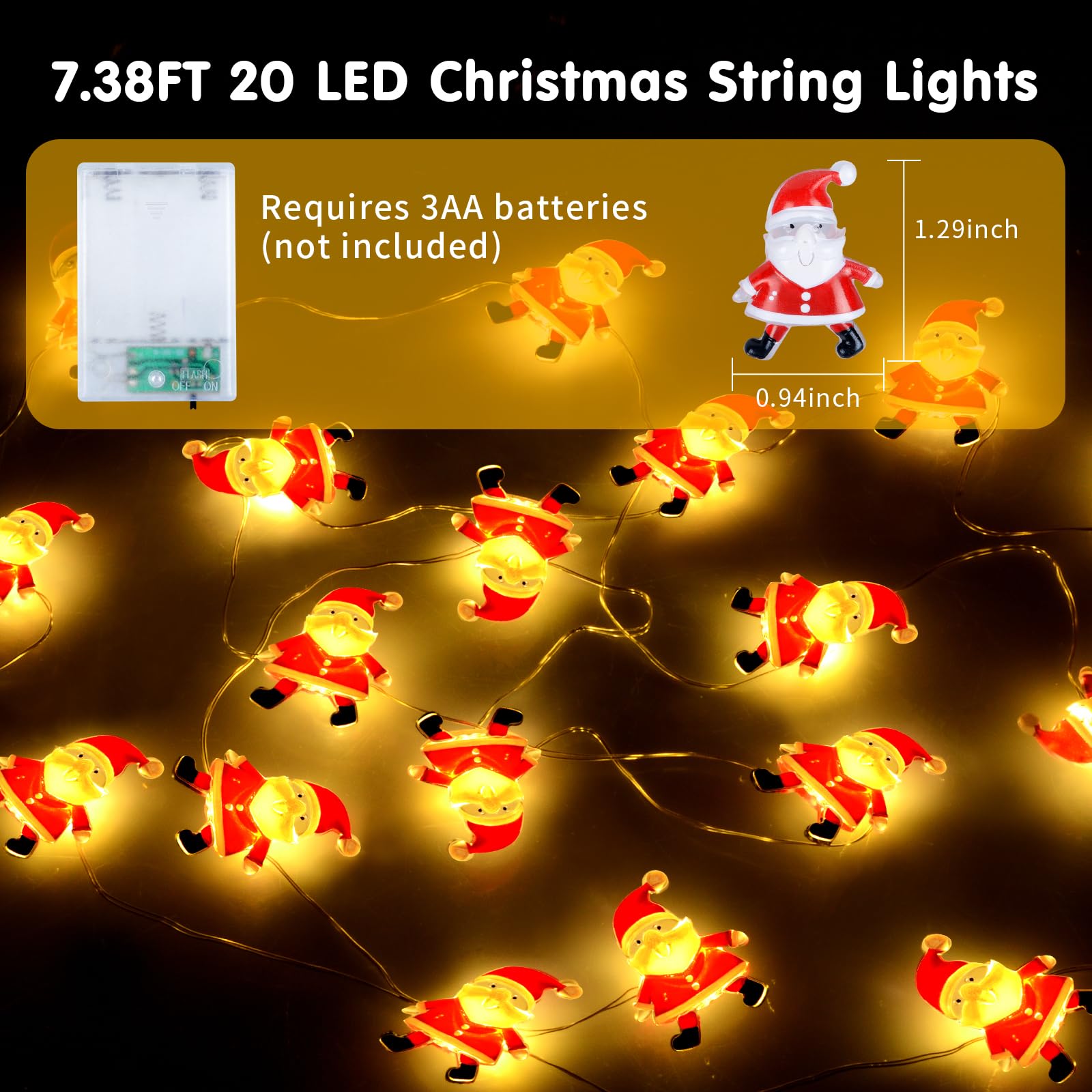 Ankey 66FT Catena Luminosa Esterno 20M G40 Impermeabile Luci da Esterno