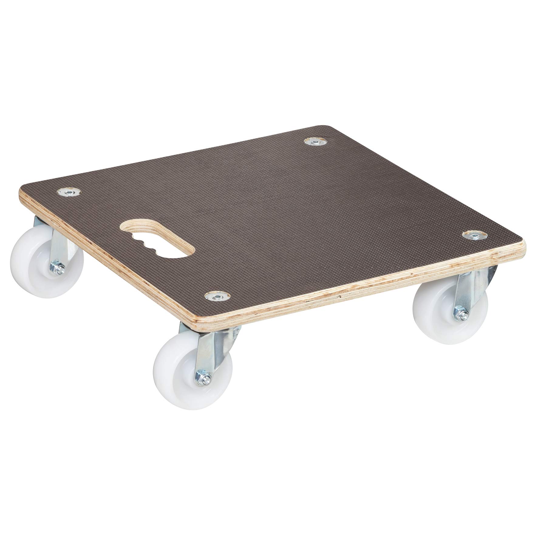 WAGNER design yourselfMoving Dolly MM 1339 I 38 x 38 cm - for Heavy Boxes, appliances & Furniture I Ergo Handle I Non-Slip Surface I FSC-Certified I Load Capacity 250 kg - 20133901, Brown