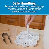 Vista 13 de Dr. Brown's Natural Flow MilkSPA - Calentador de leche materna y biberones con esterilizador eléctrico Dr. Brown's Deluxe para biberones y otros