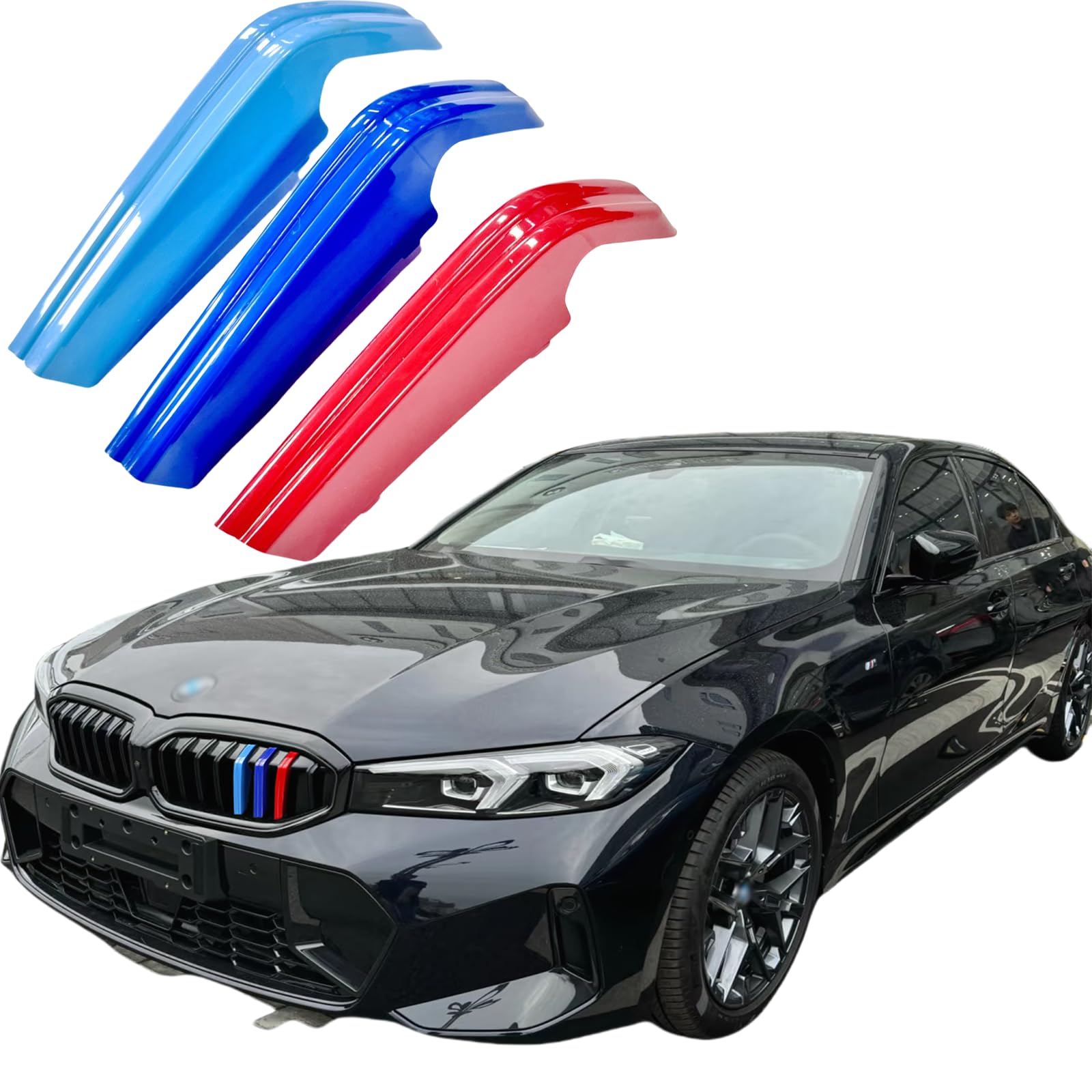 Automotive Grille Inserts for BMW 3 Series 2026 2025 (8-Beam),Front Grill Accessories