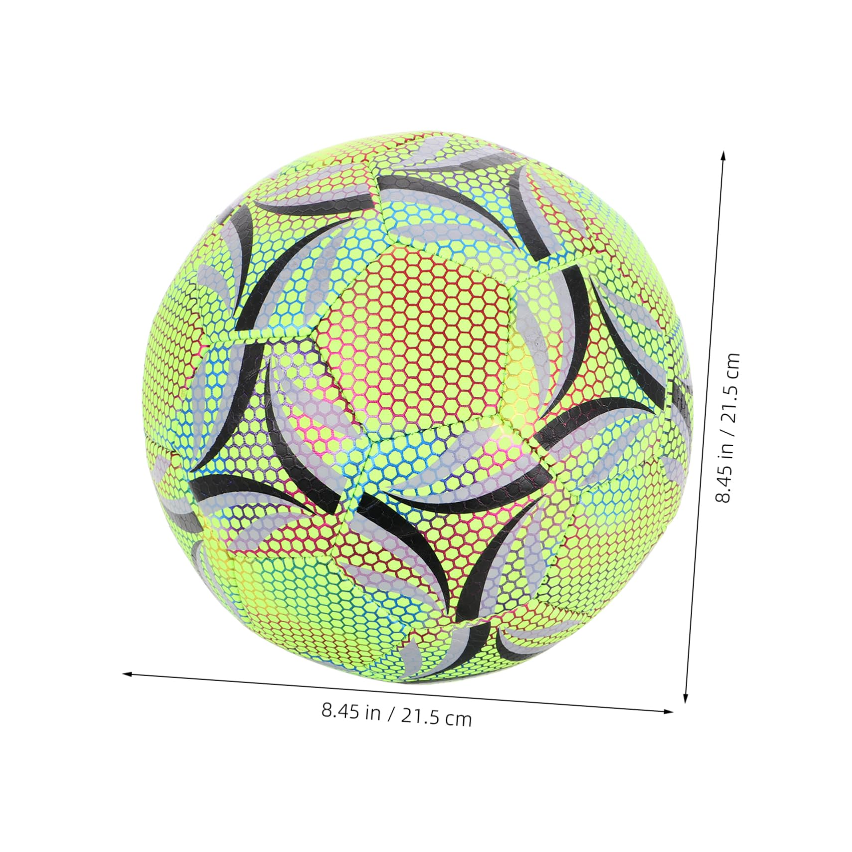 Toddmomy Pelota de Fútbol de Entrenamiento para Jóvenes y Adultos Fútbol Luminiscente para y Entrenamiento Interiores y Exteriores