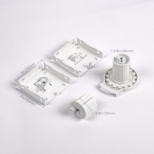 Miniatura 18 de Skyline R16 - Kit de reparación para persianas enrollables, piezas de repuesto de repuesto con embrague, soporte de montaje y tapón de extremo