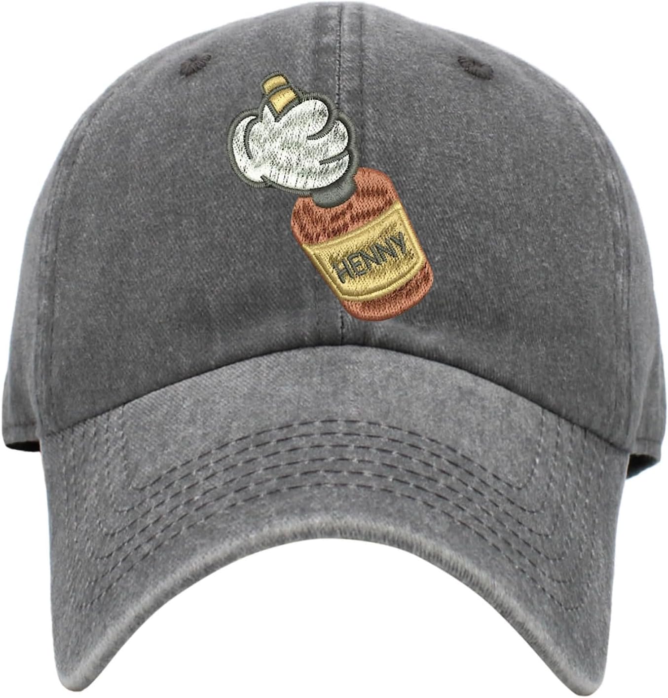 Mickey Hands Henny Hat Pigment Washed Cotton Baseball Cap