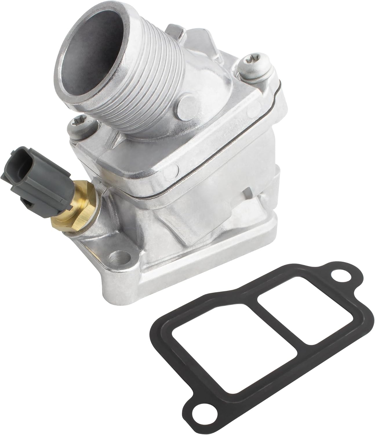 BOXI 902-5185 Engine Coolant Thermostat Housing Assembly Fits for Volvo S60 2003 2004 2005 / for Volvo V70 2003 2004 2005 2006 2007 L5 2.4L / Replaces 915-194 30650022