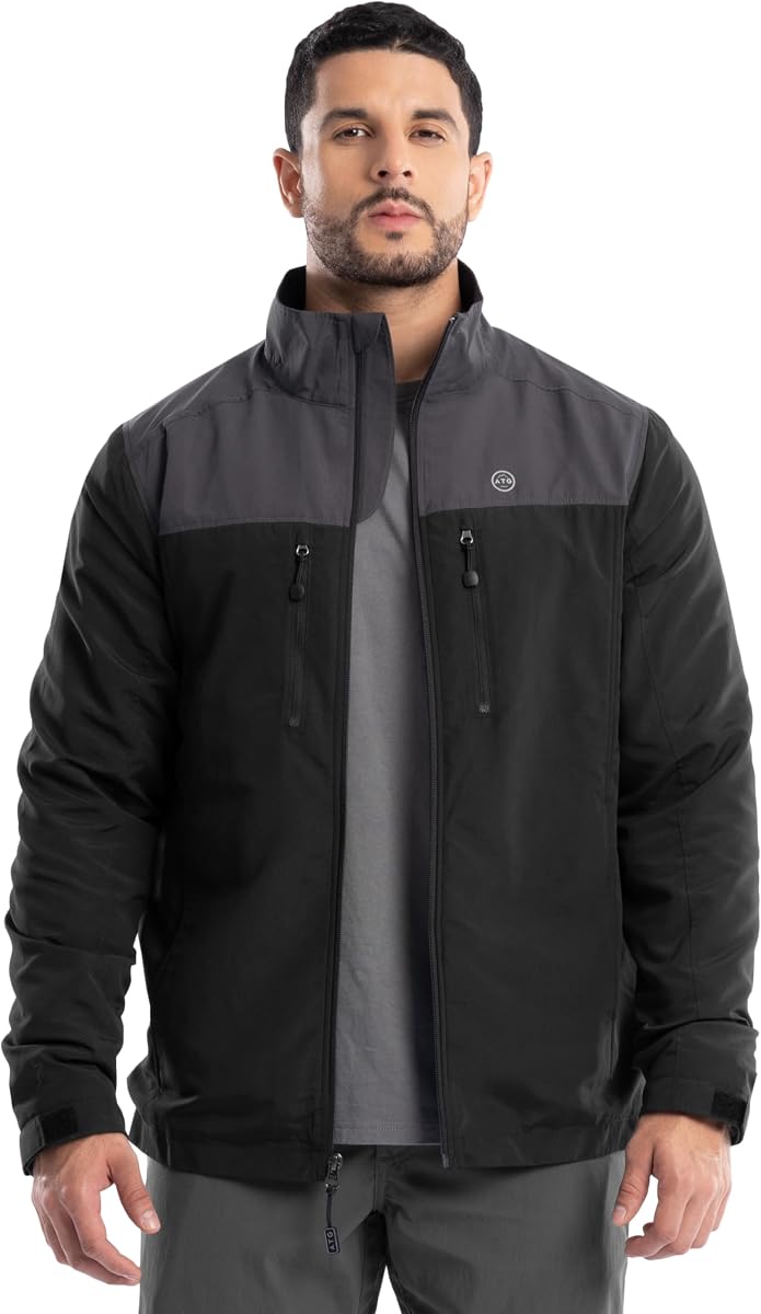 ATG Men's Color Block Performance Full Zip Jacket