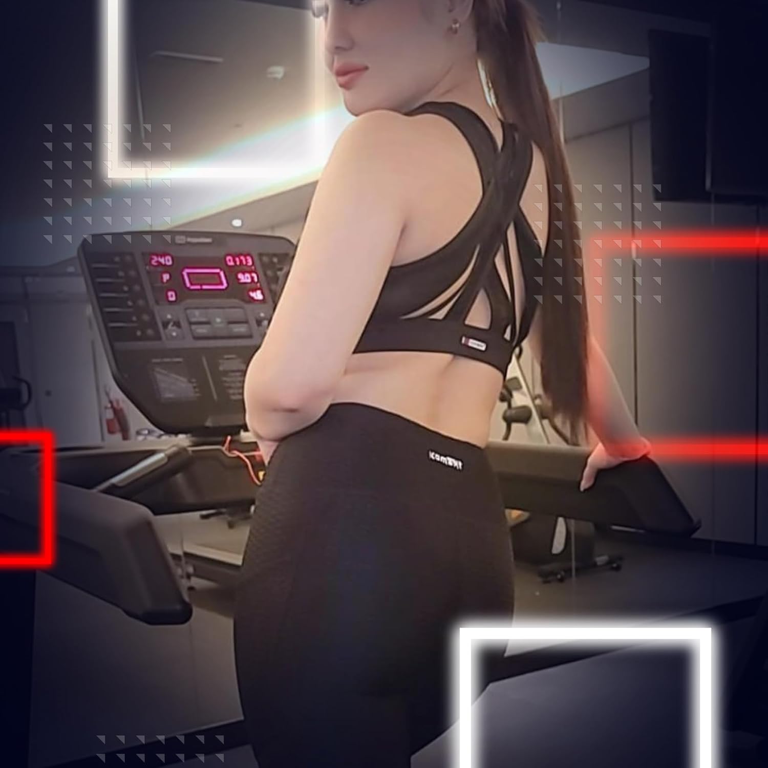 KOMBAT USA Unstoppable Athlete iLook Leggings for Women | High-Waisted Leggings with Pockets for Women | Yoga Pants Women