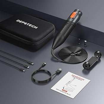 Amazon.com: DEPSTECH Triple Lens Endoscope with Light, 1080P