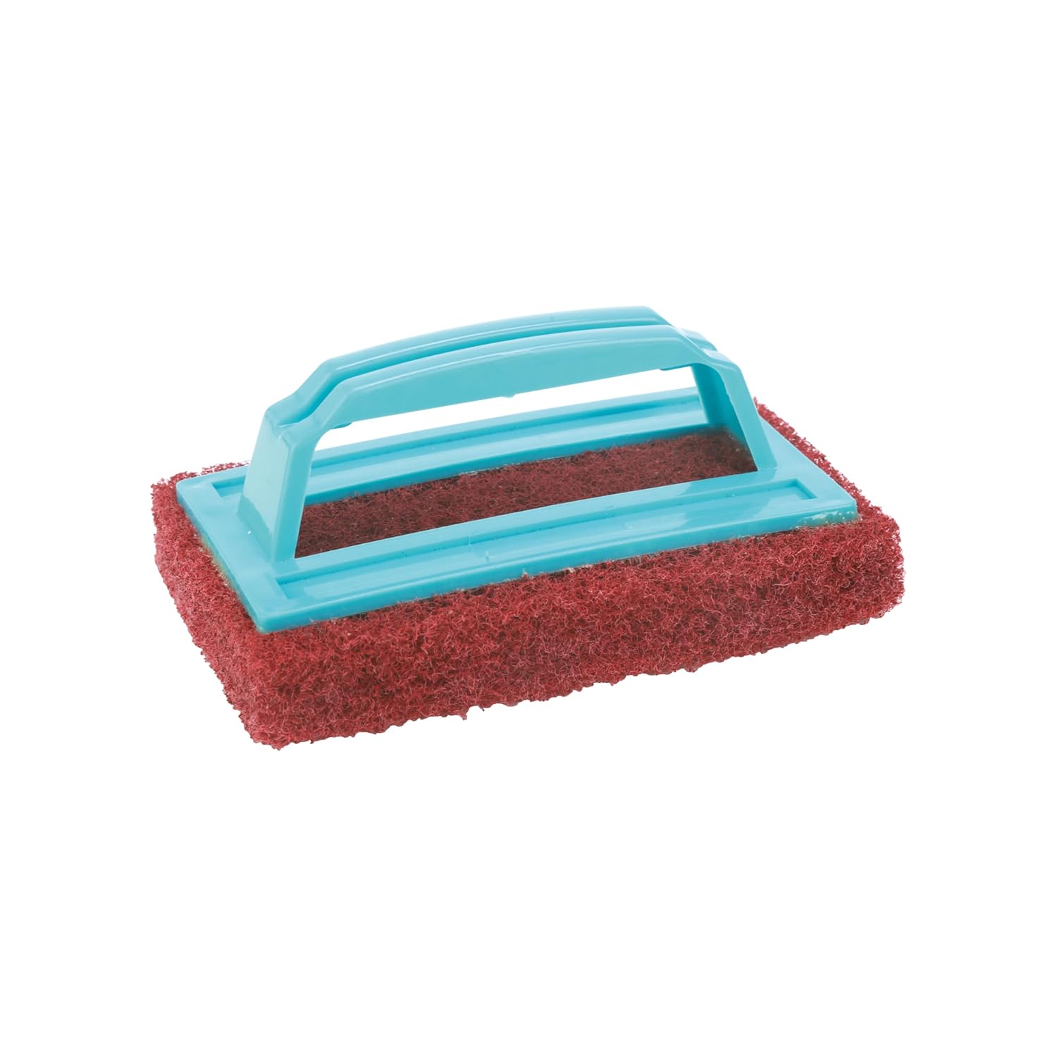Gripper Tiles Scrubber Brush with Heavy Duty (Nylon) I for Bathroom, Kitchen Floor Cleaning with Handle I Tile Cleaning Scrubber Brush I Sink Cleaning Brush - Aqua Green