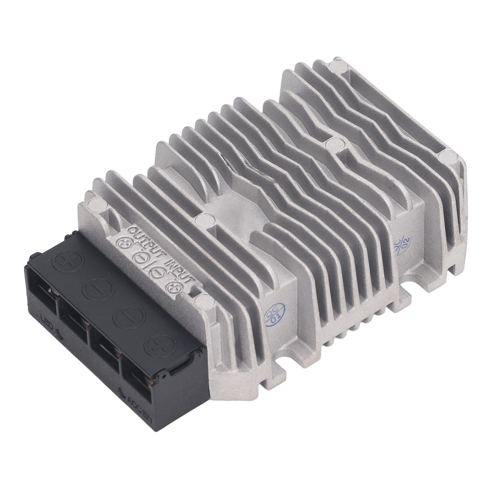 FTVOGUE Trasformatore di Tensione da 720 W, Alloggiamento in Alluminio, Tasso di Conversione del 97,2% per Applicazioni DC 12 V in Veicoli e Sistemi di Sicurezza