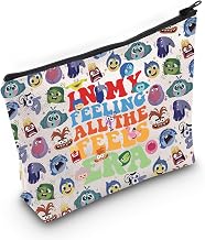 TSOTMO Cartoon Merch Emotion Team Zipper Bag Inside feelings Gift Emotion Anime Lovers Gift (FEELS Bag)