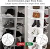 Torre de almacenamiento de zapatos giratoria de 7 niveles, organizador de zapatos independiente con rotación de 360°, torre de exhibición redonda de 63.38 pulg. de alto, estante giratorio tipo Lazy Susan para entrada, pasillo y sala, blanco 8