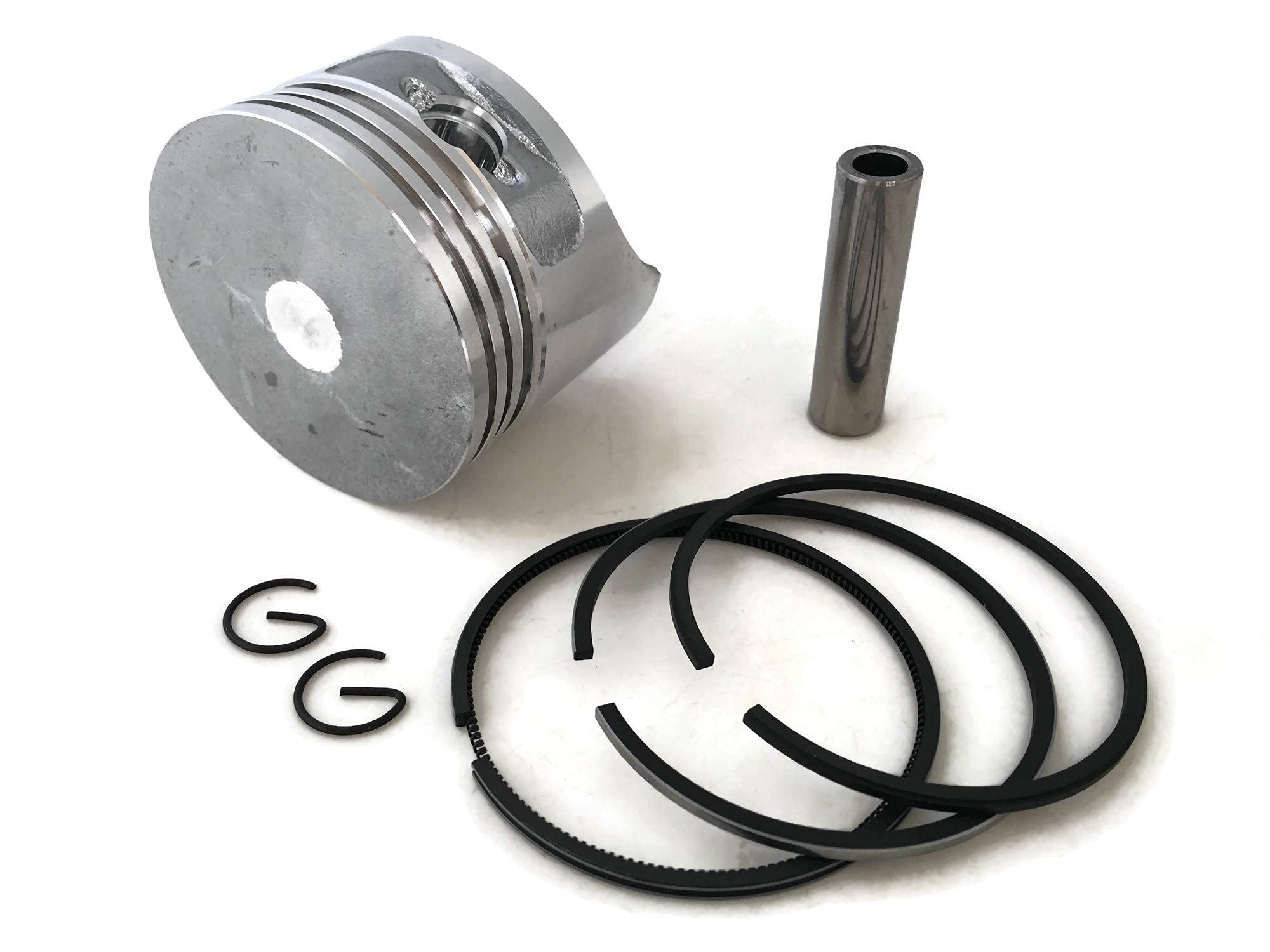ITACO Piston Kit w Ring Set, Pin & Clip Assy 227-23401-03 Parti di Cilindro per Robin EY20 EH18 5HP 67mm 4-Stroke Motore di Pompa dell'Acqua