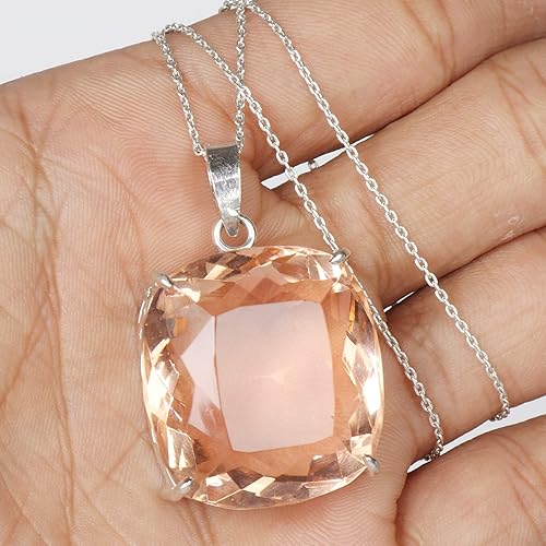 Miniatura 5 de GEMHUB Colgante de piedras preciosas hechas a mano para mujer, plata de ley 925, colgantes de piedras preciosas sueltas genuinas para uso en