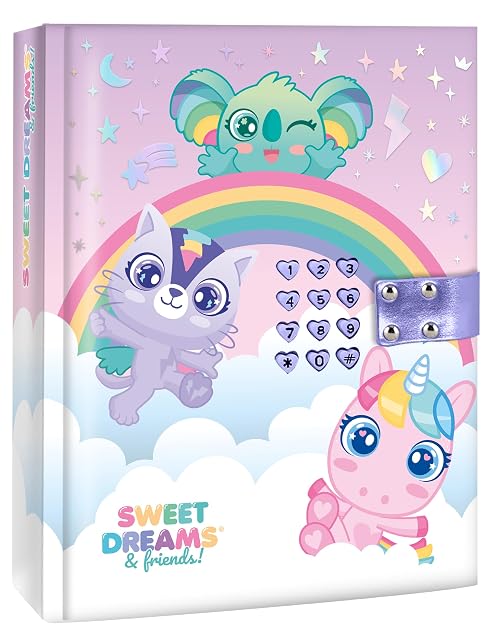 Kids Licensing - Diario Secreto Electronico + Sonido SWEET DREAMS & FRIENDS