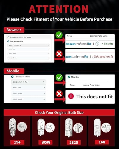 Miniatura 18 de LASFIT Bombilla LED roja 921 912, tercera luz de freno central de freno de montaje alto, Canbus sin errores T15 906 904 W16W, luz LED roja de 3ª Rojo