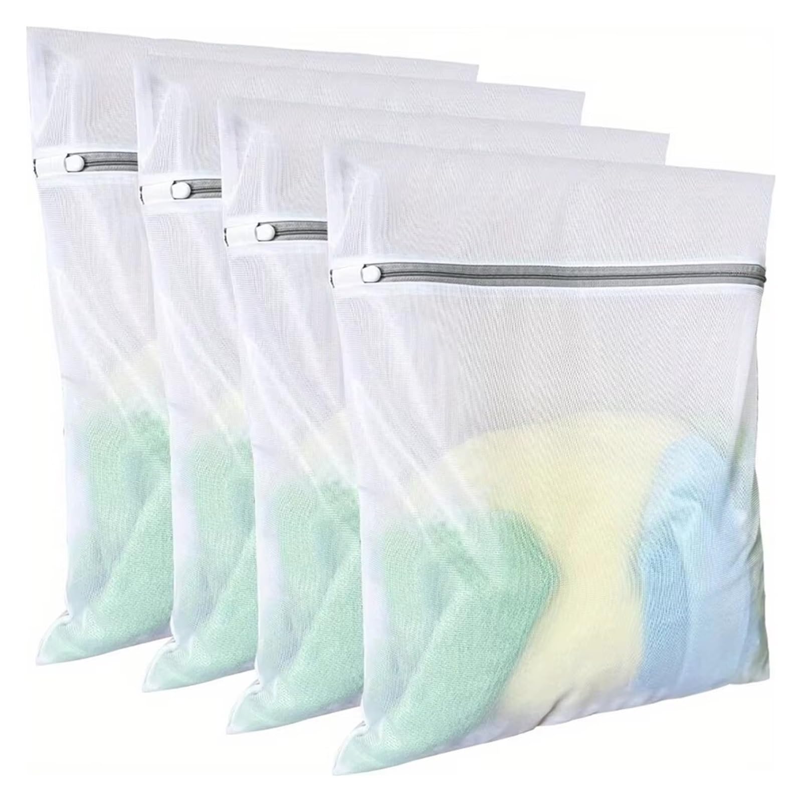 Dryer Lint Bags 5Pcs Mesh Laundry Bags Set Delicate Lingerie Wash Anti-deformation Winding College Dormitory Dirty Clothes Storage