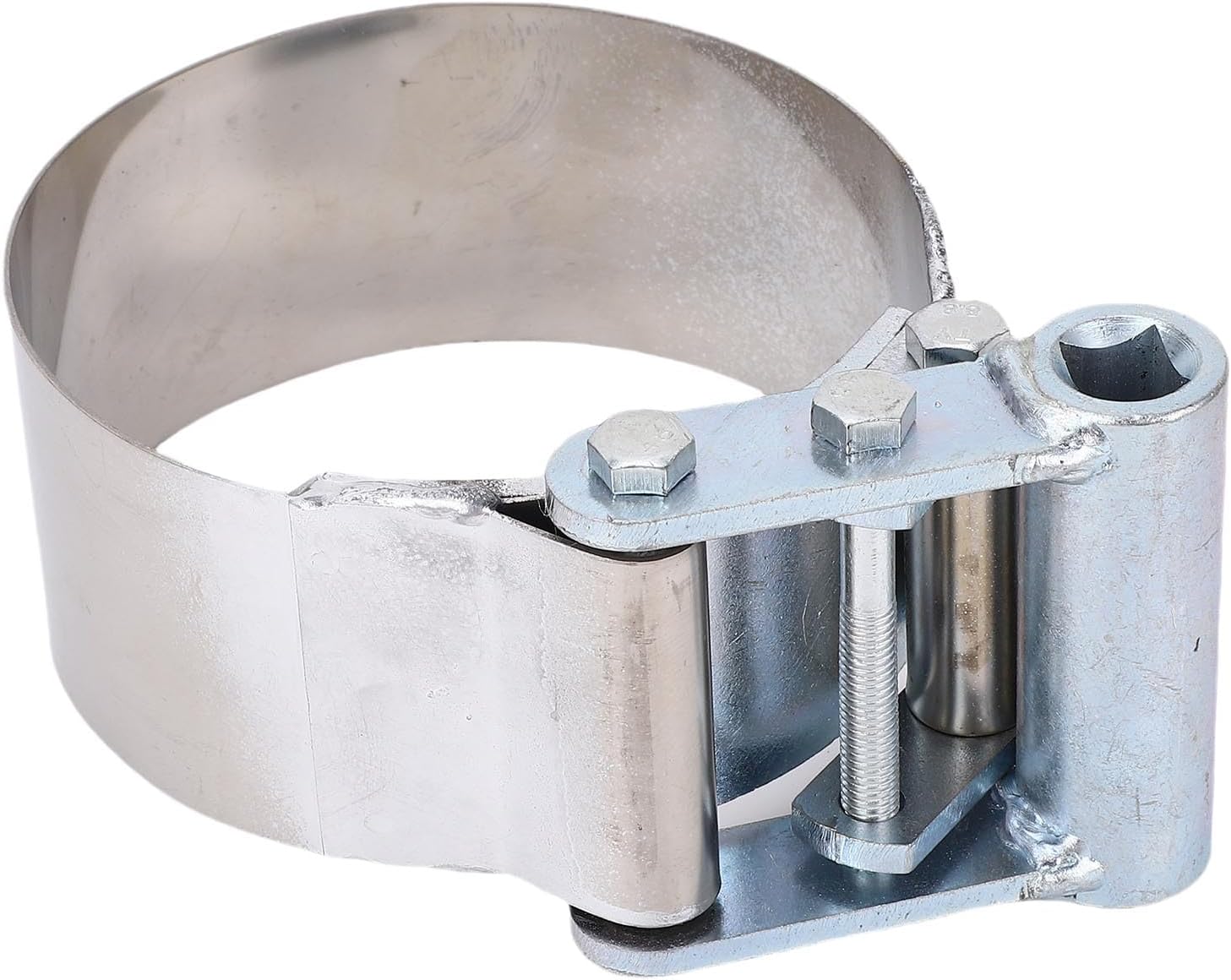 Heavy Duty Oil Filter Wrench Adjustable 3-3/4 to 4-1/2 Inch for Cars Stainless Steel Filter Remover