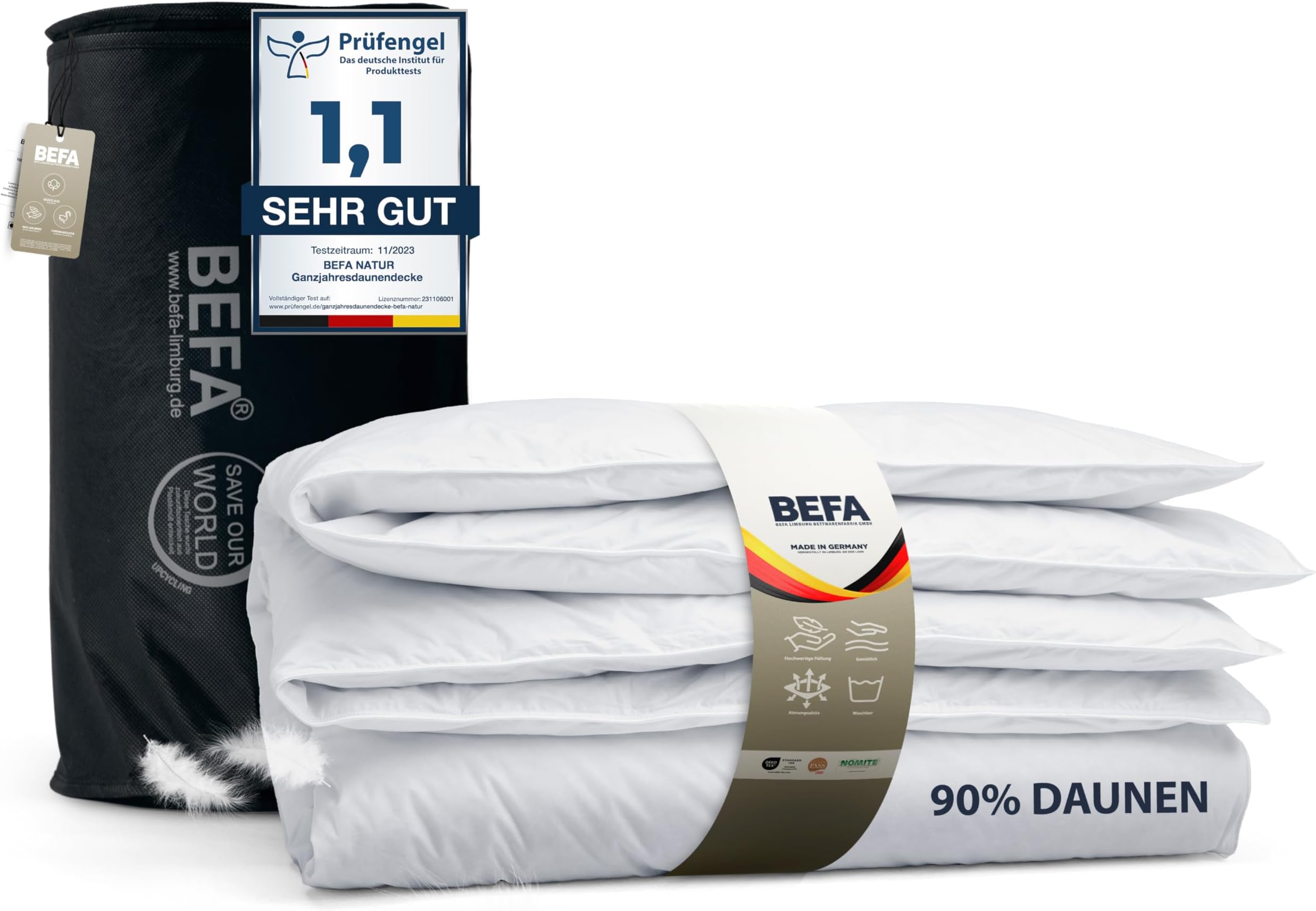 Bohmerwald Komfort Daunendecke