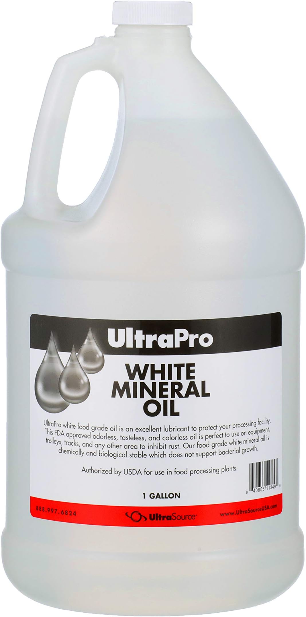 UltraPro Food Grade Mineral Oil for Lubricating and Protecting Cutting Board, Butcher Block, Stainless Steel, Knife, Tool, Machine and Equipment (1 Gallon)