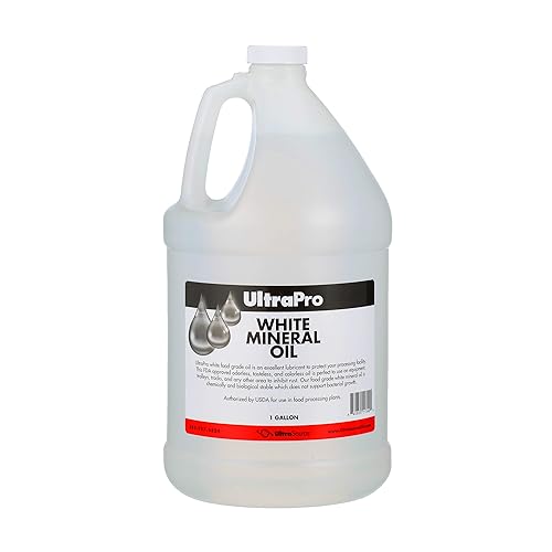 UltraPro Aceite mineral de grado alimenticio 1 galón 128 onzas para lubricar y proteger tablas de cortar bloques de carnicero acero inoxidable