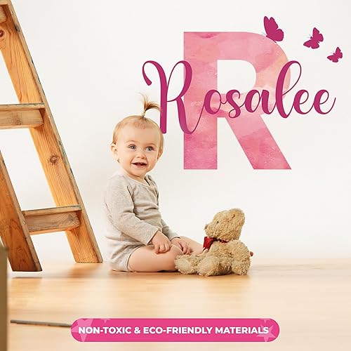 Miniatura 7 de Calcomanías personalizadas con nombre para decoración de pared, letrero de nombre personalizado para decoración de habitación, varios nombres