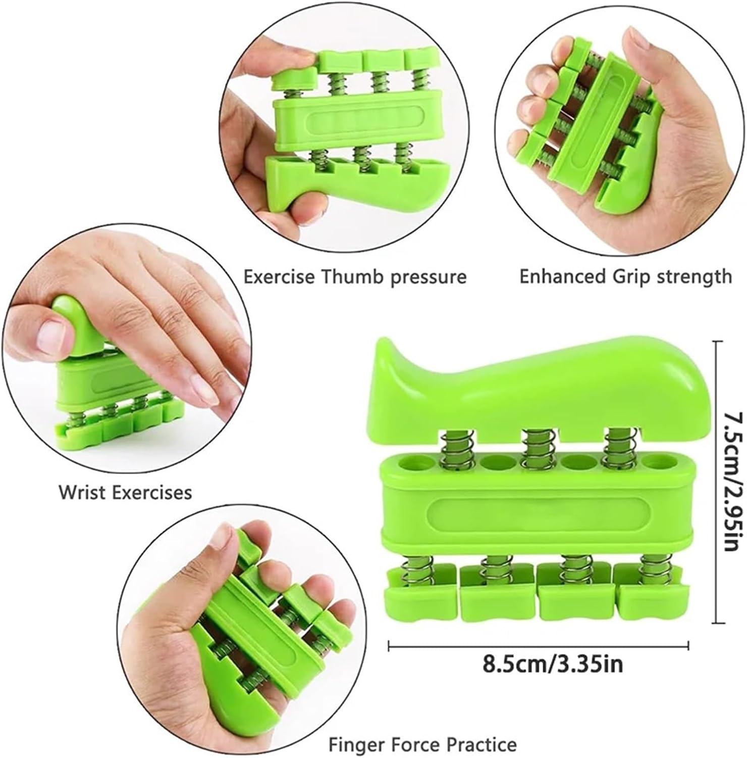 5pcs Adjustable Fitness Equipment, Finger Grip Device, Rehabilitation Training, Men's and Women's Wrist Trainer, Grip Device