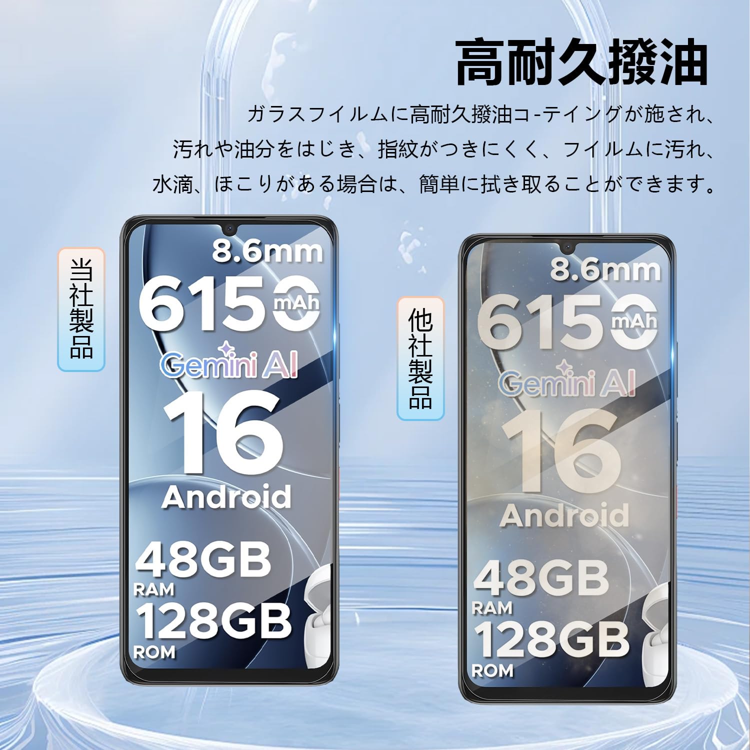 Amazon | (2枚入り)For DOOGEESmart/POPUX Note 58/58 Pro/N58pro 保護