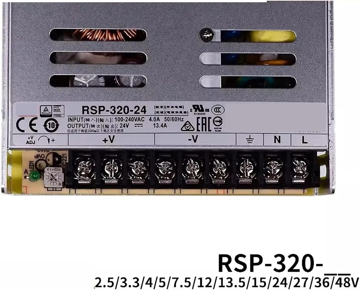 RSP-320 RSP-320-5 RSP-320-12 RSP-320-15 RSP-320-24 320W Single Output with Function Series Power Supply(RSP-320-12)