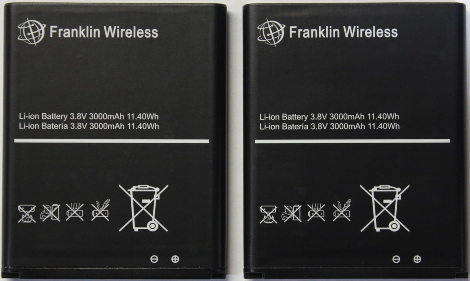 2 Pack | Original Battery for Franklin T10 (RT410) Mobile Hotspot (3000mAh) - IBC050NA
