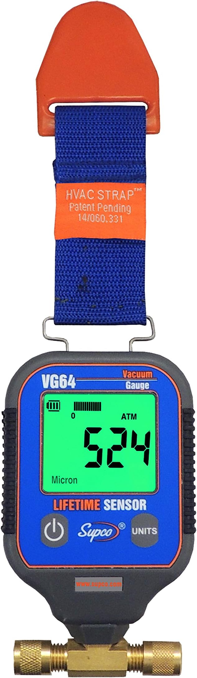 JAVAC REFRIGERANT REFRIGERATION AIR CONDITIONING DIGITAL VACUUM GAUGE VG-64