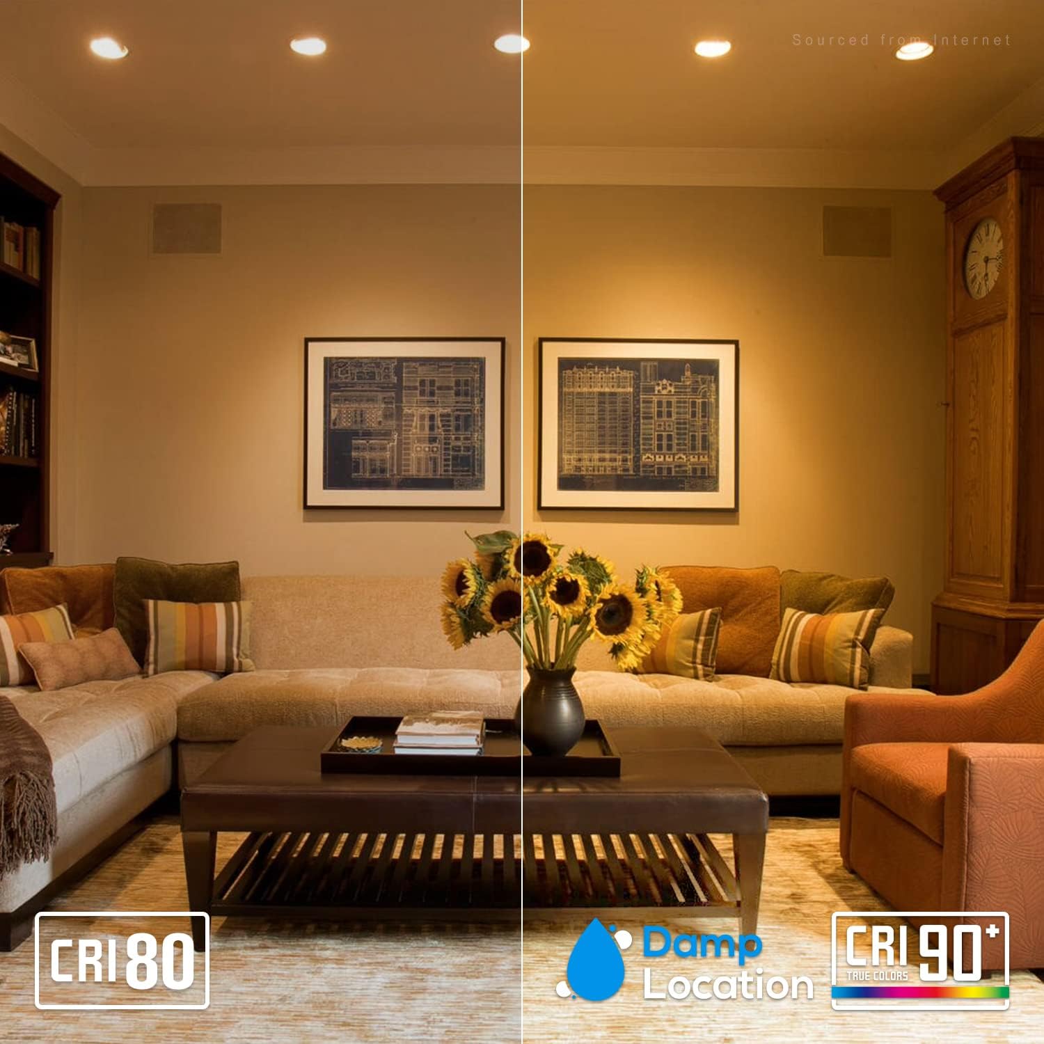 Super Sale 🛒 TORCHSTAR 6 Inch Gimbal LED Recessed Light with Junction Box Air Tight, CRI90+ 2700K, Dimmable Directional Ceiling Light, 800lm, ETL, Energy Star, JA8 & T24 Listed, 5-Year Warranty, Pack of 4