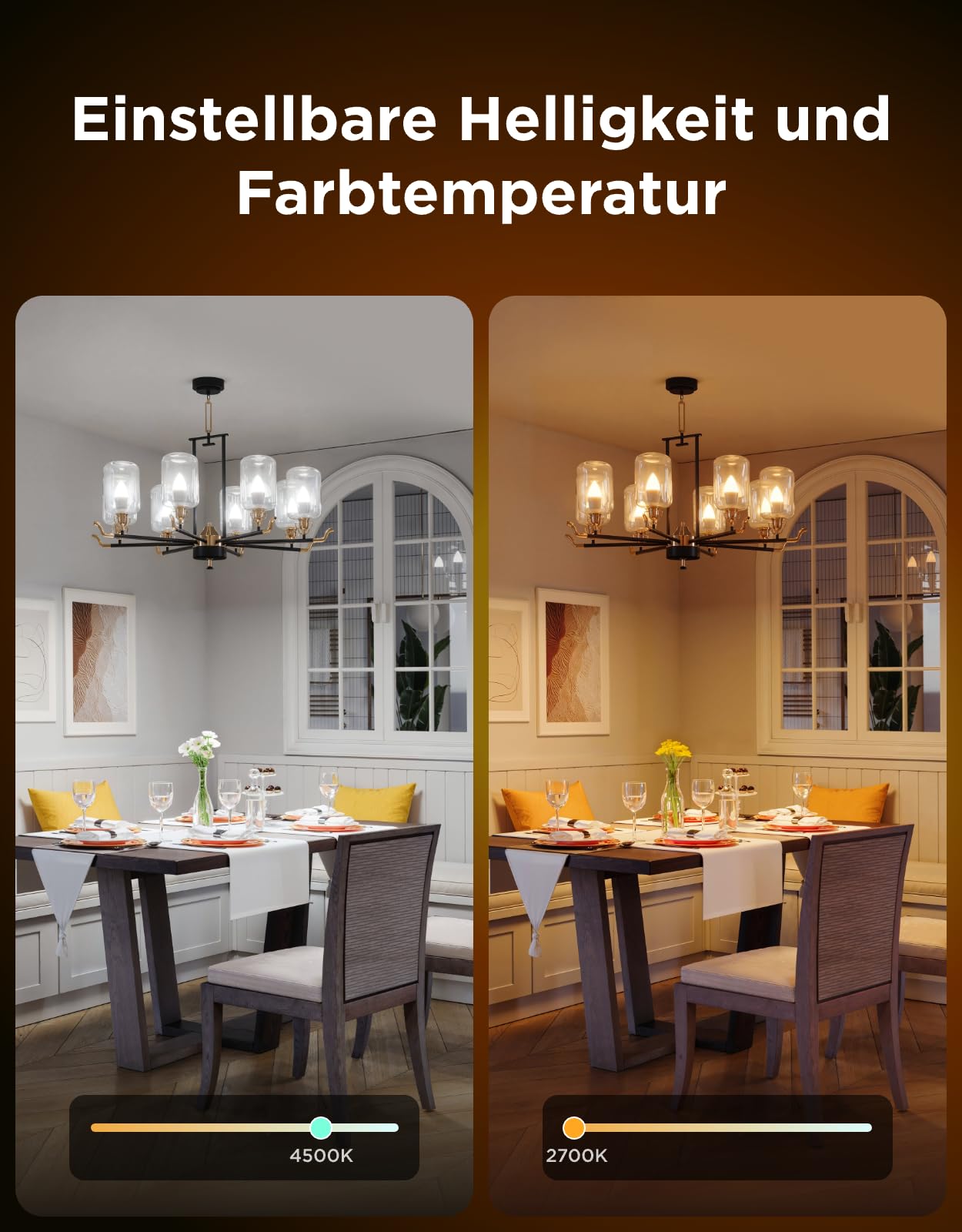 Govee Bombilla LED E27 2pack, GU10 4pack y E14 2pack,Compatible con SmartThings, Matter, Alexa y Google Assistant