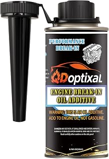 QDoptixal Engine Break-In Oil Additive,High ratio High Zinc ZDDP Reduces Wear, Noise & Vibration,Boosts Power & Piston Ring Seating,7 Fl Oz Treats 4L Oil,For All Gas & Diesel Engines (Pack of 1)